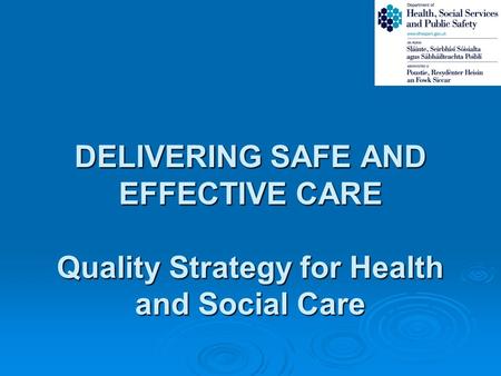 HSC Quality Policy Development