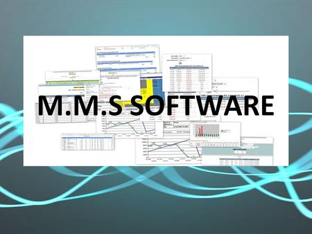 M.M.S SOFTWARE. WHO WE ARE M.M.S is a group formed by professionals having hand on exposure of serving industry related to various issued like inventory.