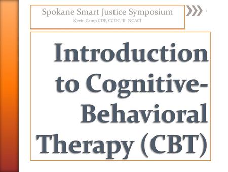 Introduction to Cognitive-Behavioral Therapy (CBT)