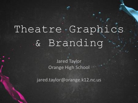 Theatre Graphics & Branding