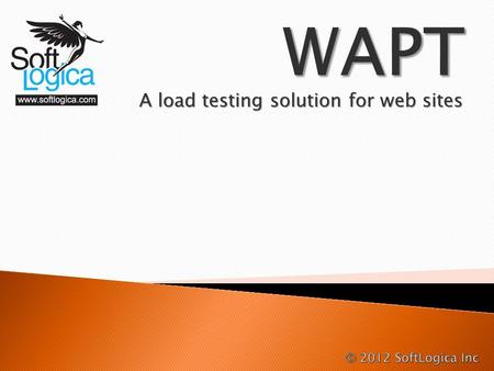 A load testing solution for web sites. In short, it is a simulation of multiple users visiting a web site at the same time and working with it concurrently.