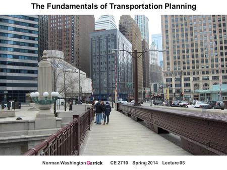 What is Transportation Planning? To answer this question, I drew on the following discussion from Todd Litman of the Victoria Transport Policy Institute.