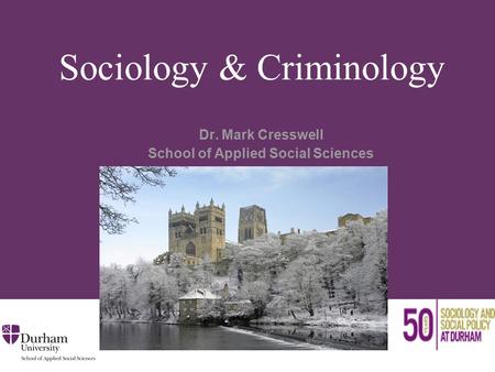 Sociology & Criminology