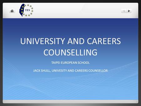 UNIVERSITY AND CAREERS COUNSELLING