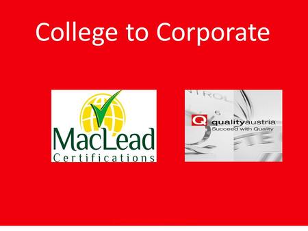 College to Corporate www.qualityaustriacentralasia.com.