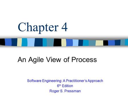 An Agile View of Process