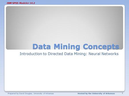Introduction to Directed Data Mining: Neural Networks