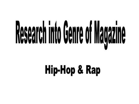 History of Hip-Hop & Rap Hip hop in the Bronx of New York City in the 1970s. Hip hop is defined by key stylistic elements such as rapping, DJing, sampling,