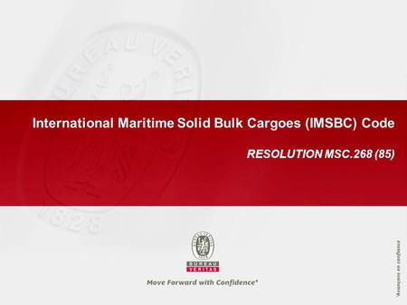 International Maritime Solid Bulk Cargoes (IMSBC) Code