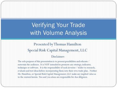 Verifying Your Trade with Volume Analysis