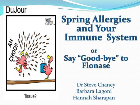 What You Need to Know About Allergies Cause of allergies Medical approaches (medications side effects & cost) Shaklee product collection for normalizing.