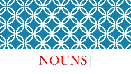 NOUNS. Why are nouns important? Who would know what you were talking about if you weren’t able to use words that mean people, places, things, and ideas?