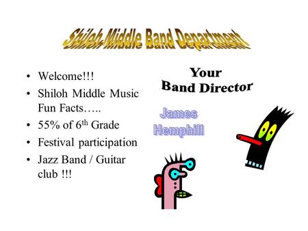 Shiloh Middle Band Department