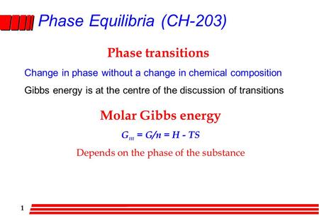 Phase Equilibria (CH-203)