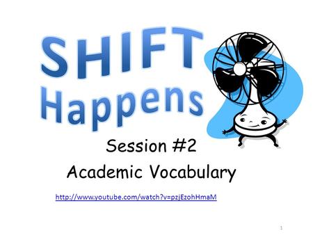 1 Session #2 Academic Vocabulary