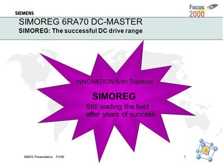 SIMOREG: The successful DC drive range
