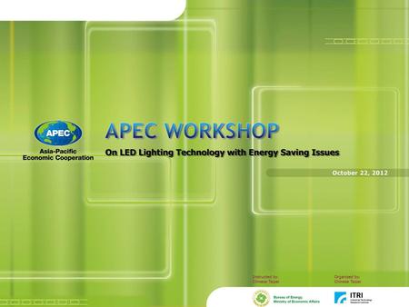 Purpose of Workshop The Joint Statement of 2009 APEC Ministers: 1. Elimination of trade barriers of the four basic clean energy technologies (such as.