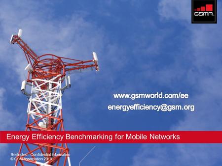 Energy Efficiency Benchmarking for Mobile Networks