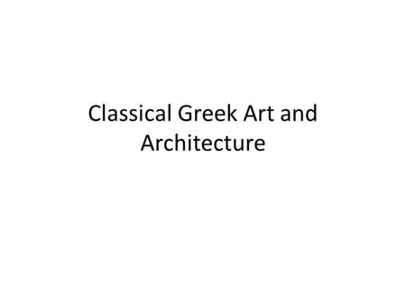 Classical Greek Art and Architecture. Pediments from the Temple of Aphaea, Aegina, 490s-480s (Biers, 176-80)