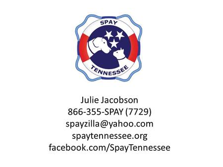 Julie Jacobson SPAY (7729) com spaytennessee