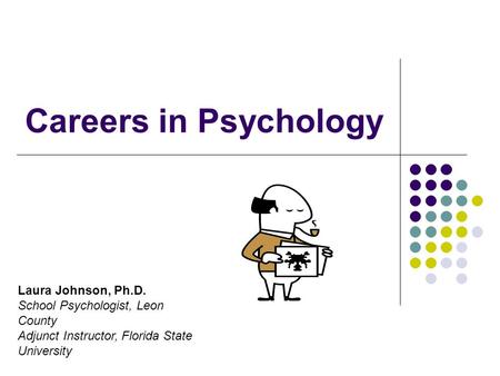 Careers in Psychology Laura Johnson, Ph.D.
