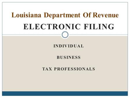 Louisiana Department Of Revenue