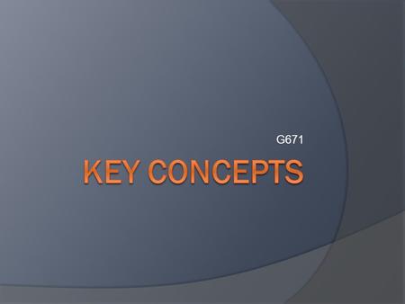 G671. Learning Objectives Identify and explain the following key concepts:  Values  Norms  Status  Roles  Identity.
