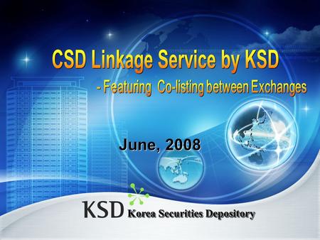 CSD Linkage Service by KSD