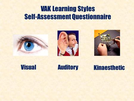 Self-Assessment Questionnaire