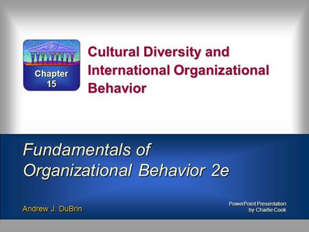 Cultural Diversity and International Organizational Behavior