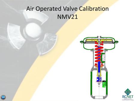 Air Operated Valve Calibration NMV21