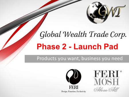 Products you want, business you need Phase 2 - Launch Pad.