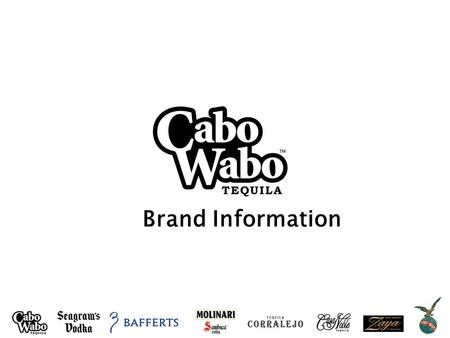 Brand Information. INFINIUM Spirits History: Cabo Wabo Tequila was born from the passion of rock icon Sammy Hagar and his quest for the finest things.
