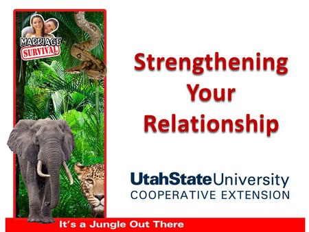 Strengthening Your Relationship. 1. Strengthen the friendship 2. Learn to handle conflict 3. Support each other’s dreams and have a vision Building a.