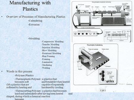 Manufacturing with Plastics