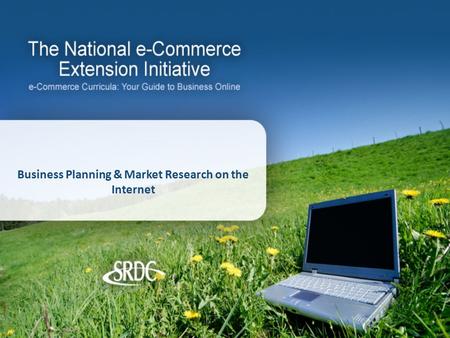 Business Planning & Market Research on the Internet.