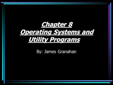 operating system ppt presentation