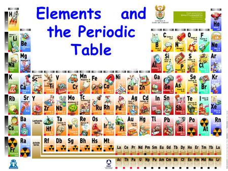 Elements and the Periodic Table 1.1 Metallic Elements LO:I understand what holds the atoms together in a metallic lattice. The Metallic Lattice.