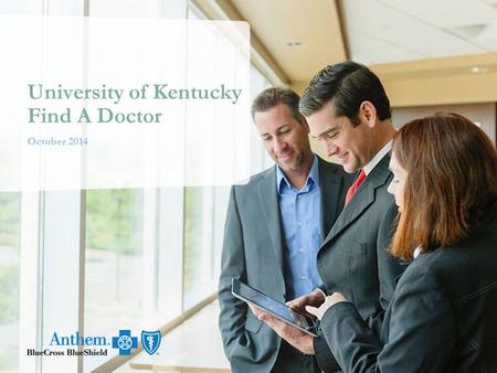 October 2014 University of Kentucky Find A Doctor.