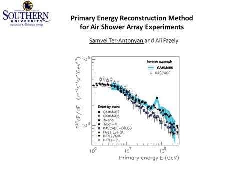 Primary Energy Reconstruction Method for Air Shower Array Experiments Samvel Ter-Antonyan and Ali Fazely.