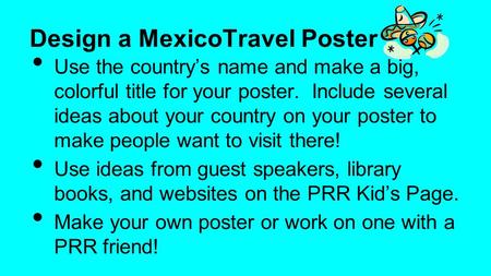 Design a MexicoTravel Poster