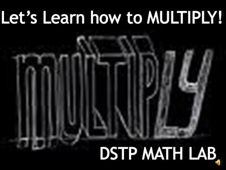 I would like you each to take a multiplication pre-test so we can see where you have started. It will not count but I want you to do your best so we.