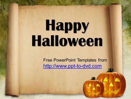 Happy Halloween Free PowerPoint Templates from