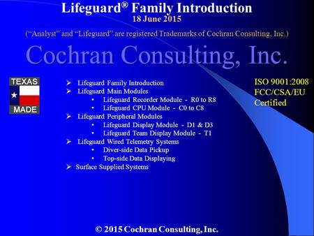Cochran Consulting, Inc.