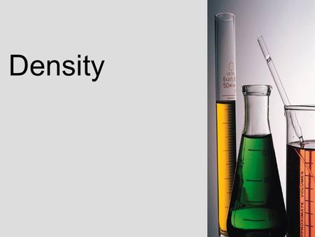 Density. The amount of matter compared to the space it occupies.
