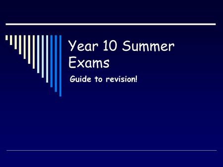 Year 10 Summer Exams Guide to revision!. Today we will be looking at… 1. The sewing machine and considerations 2. Construction processes 3. Fabric construction.