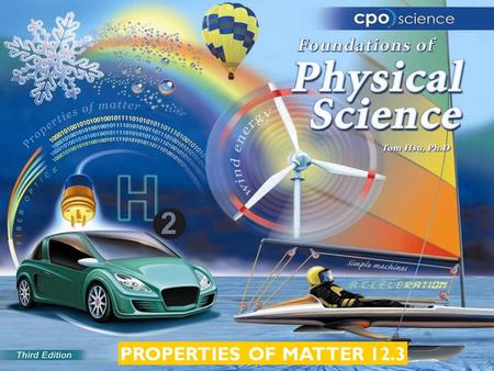 PROPERTIES OF MATTER 12.3. Chapter Twelve: Properties of Matter  12.1 Properties of Solids  12.2 Properties of Fluids  12.3 Buoyancy.