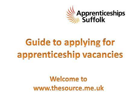 Now you have found the apprenticeships section on The Source, check the menu on the left hand side and click on the apprenticeship vacancies page.