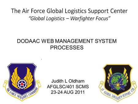 DODAAC WEB MANAGEMENT SYSTEM