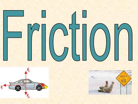Friction Friction is the force that opposes the motion between two surfaces that touch. Friction forces are parallel to the contact surface and opposite.